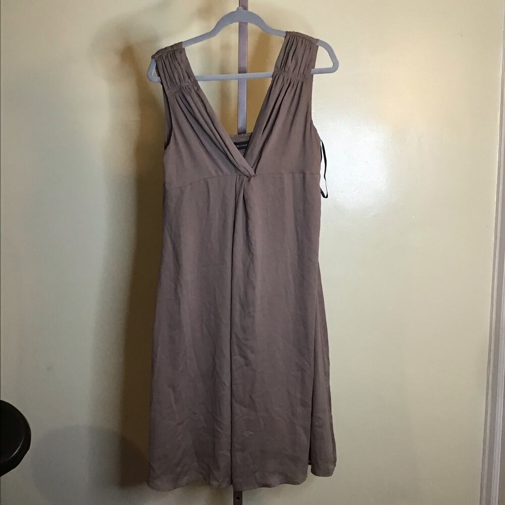Women formal Maternity Dress Sz. Med Tan ASOS Mama Licious Dressy Tank Dress - Picture 5 of 10
